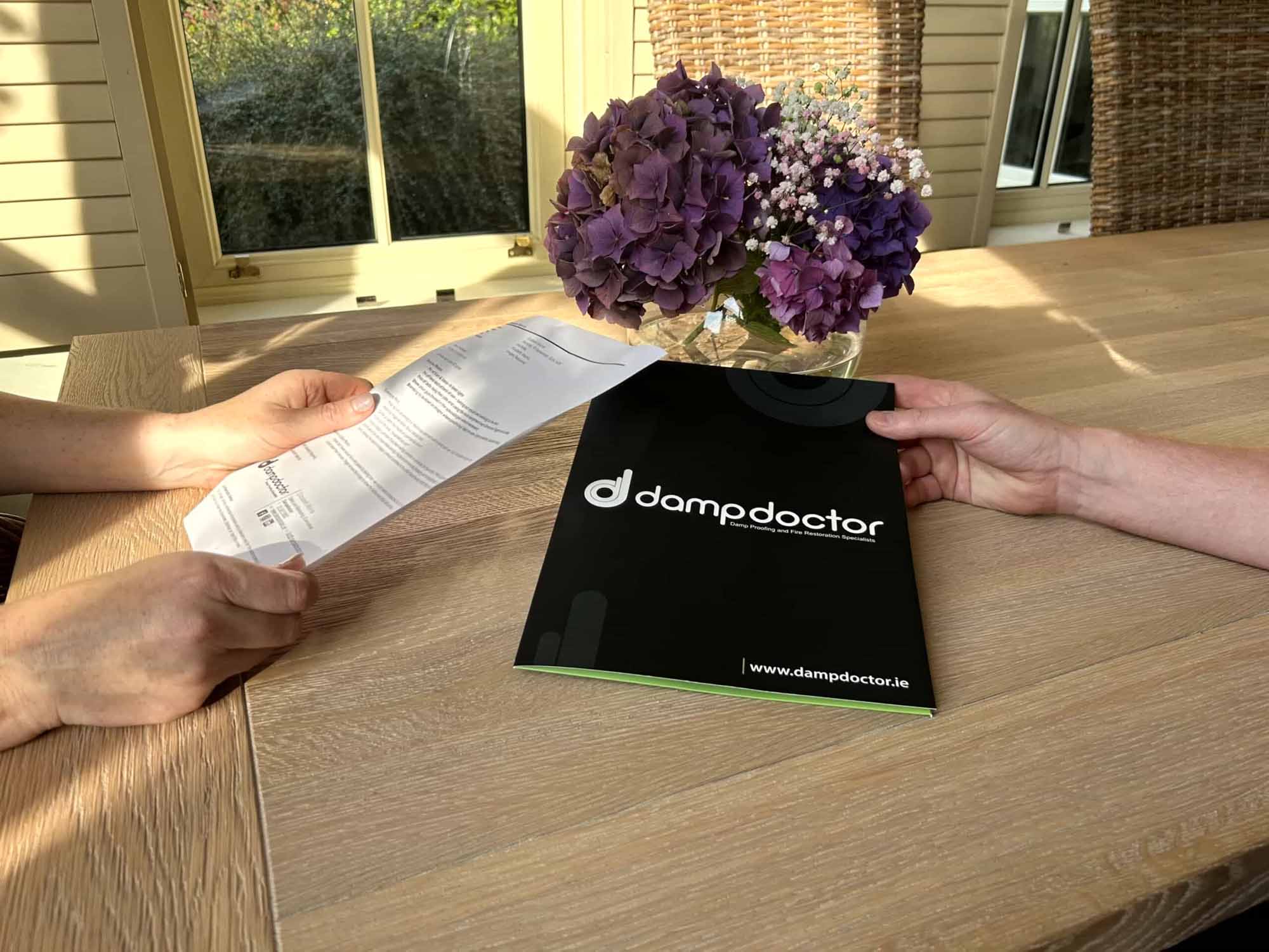 Dampdoctor.ie - reviewing damp survey